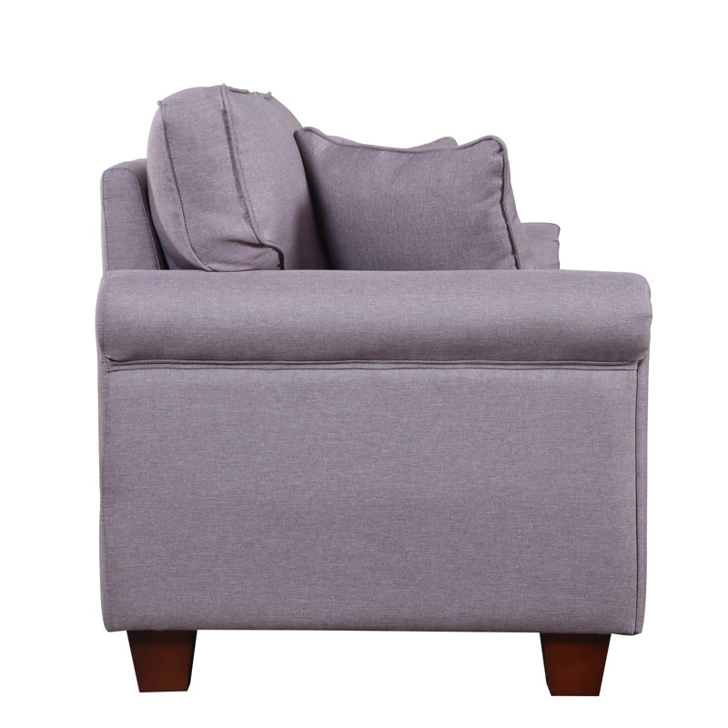 Madison Home USA Classic Living Room Linen Fabric Sofa & Reviews Wayfair